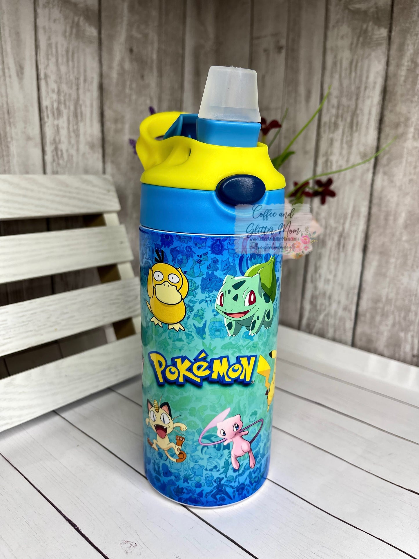 Pokemon 12oz Kids Water Bottle Tumbler