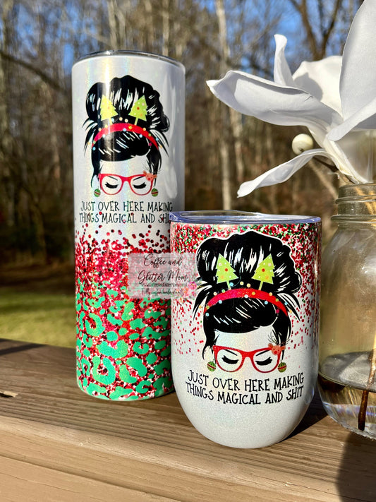 Making Things Magical Holographic Sparkle Tumbler
