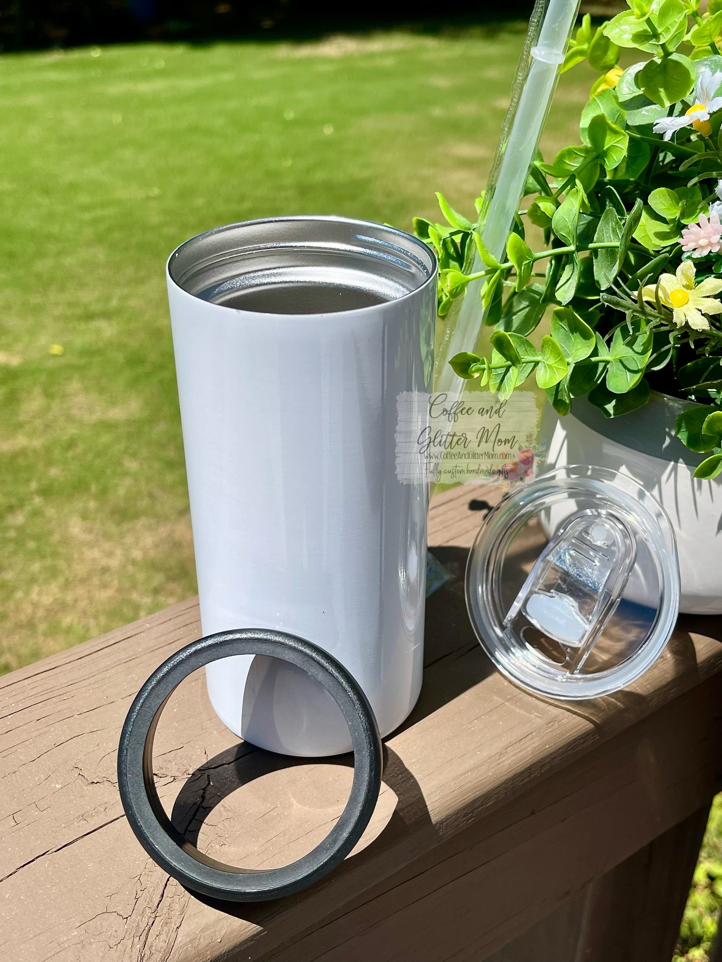 Skinny Can Cooler Duo-Lid Tumbler