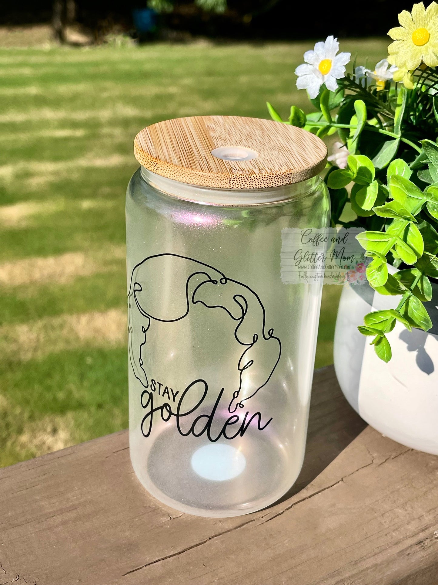 Sugar and Spice and Reproductive Rights Pick Your Color Glass Can