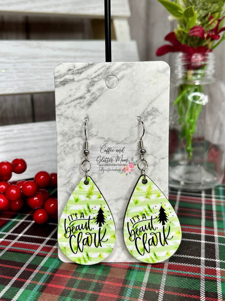 It's A Beaut Clark Griswold Christmas Earrings