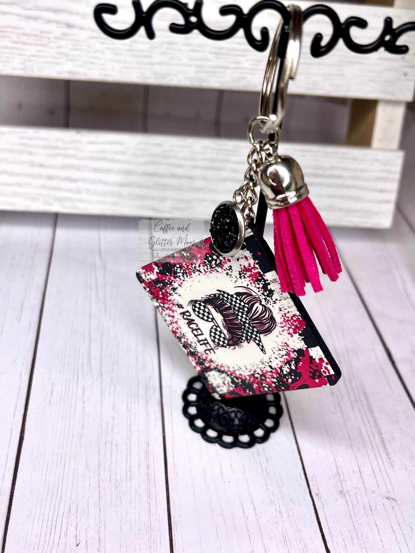 Race Life Keychain