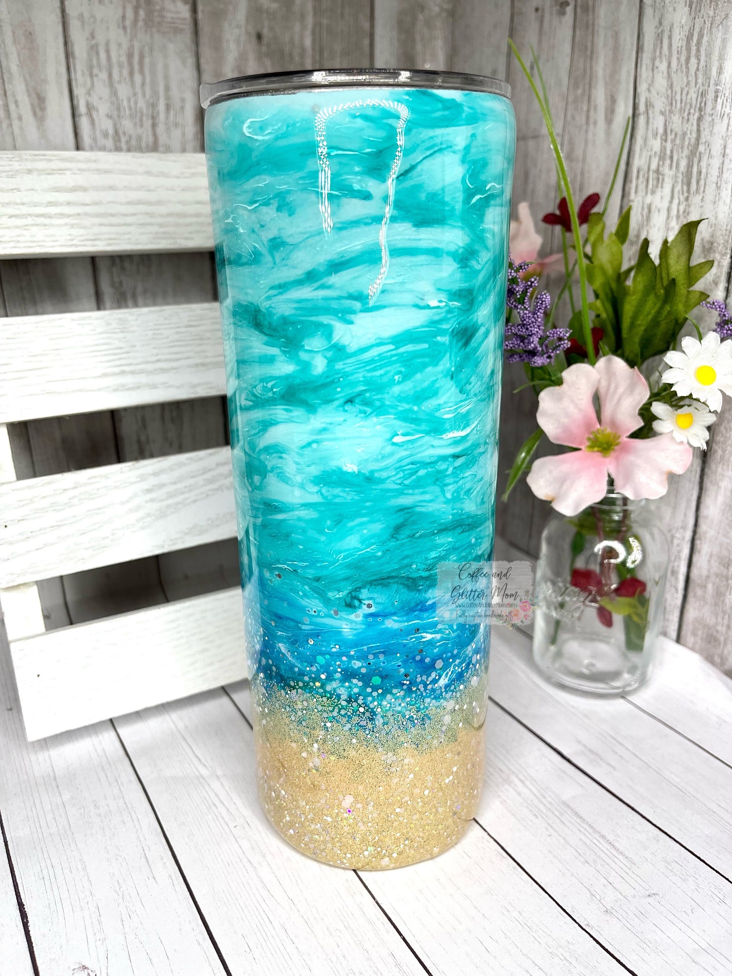 To The Ocean I Go 20oz Skinny Tumbler