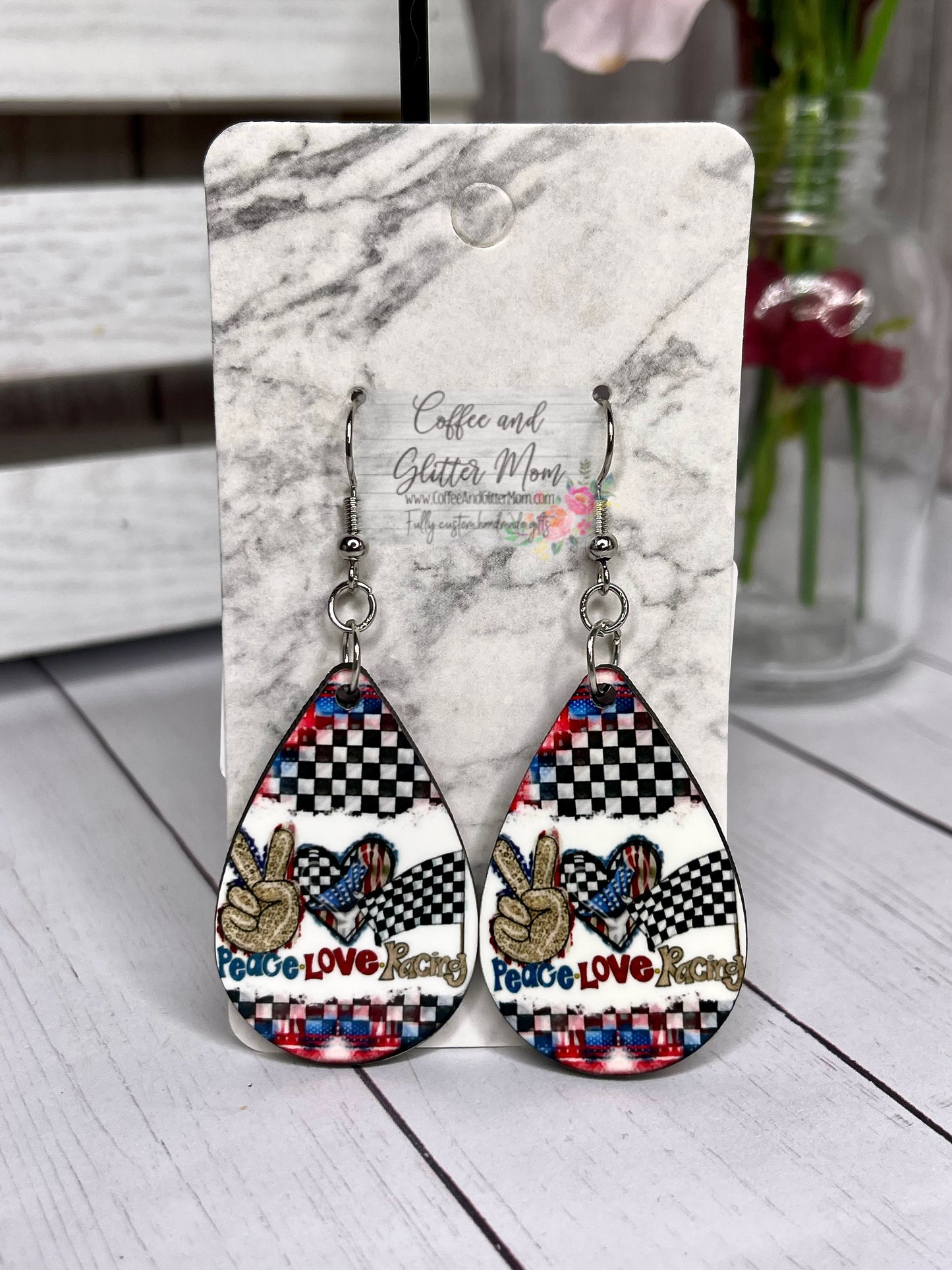 Custom Teardrop Earrings