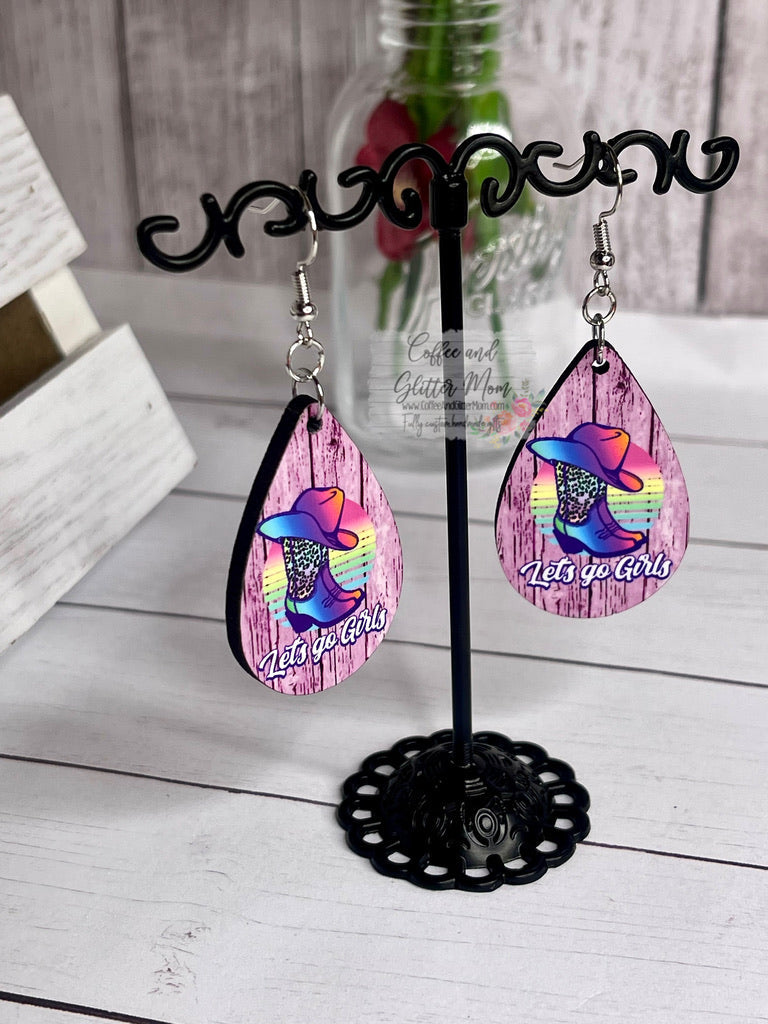 Let's Go Girls Earrings RTS