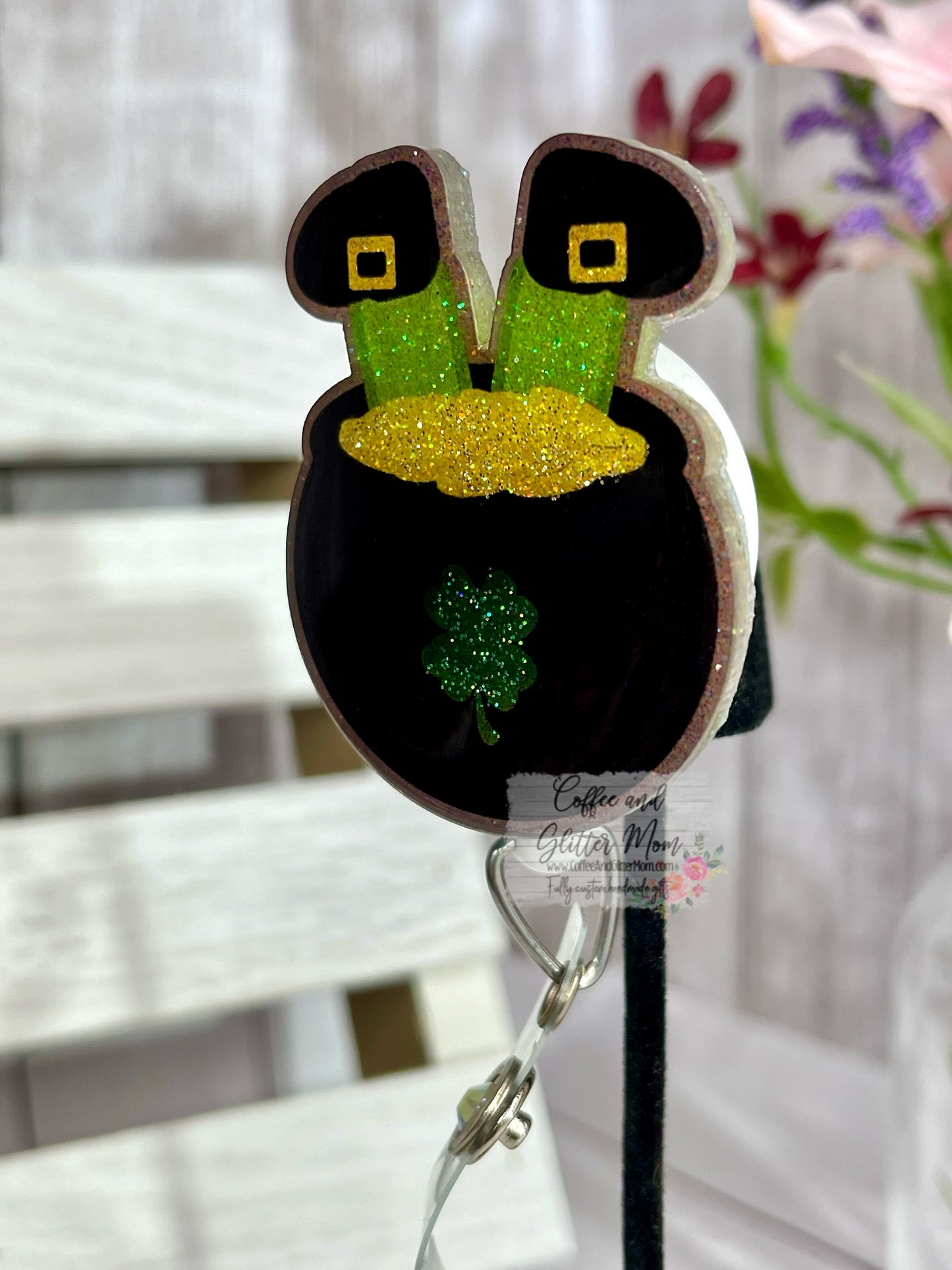 Lucky Leprechaun Designer Badge Reel