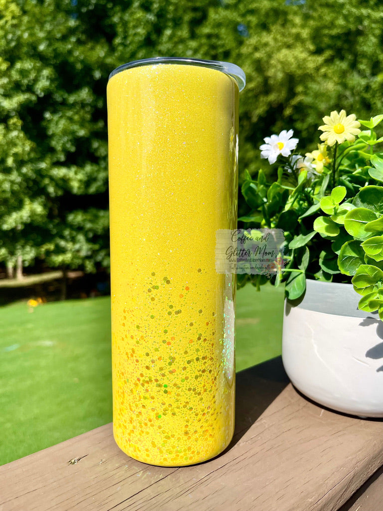 Yellow Rainbow 20oz Skinny