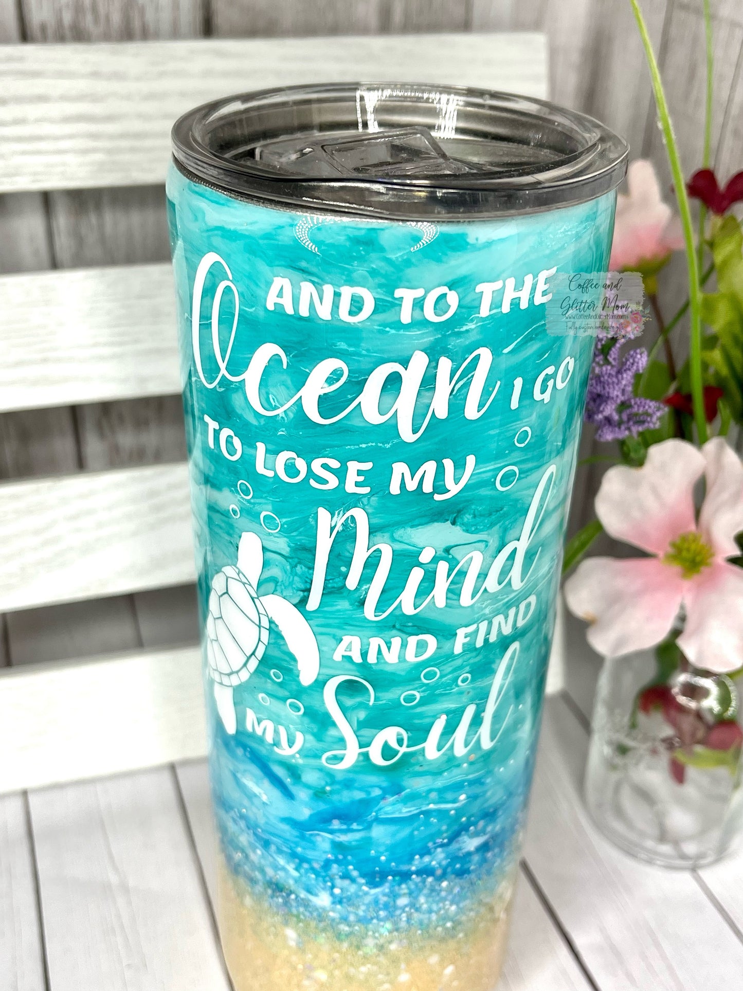 To The Ocean I Go 20oz Skinny Tumbler