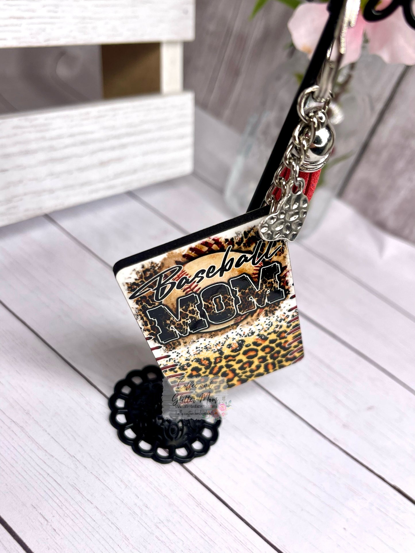Baseball Mom Keychain