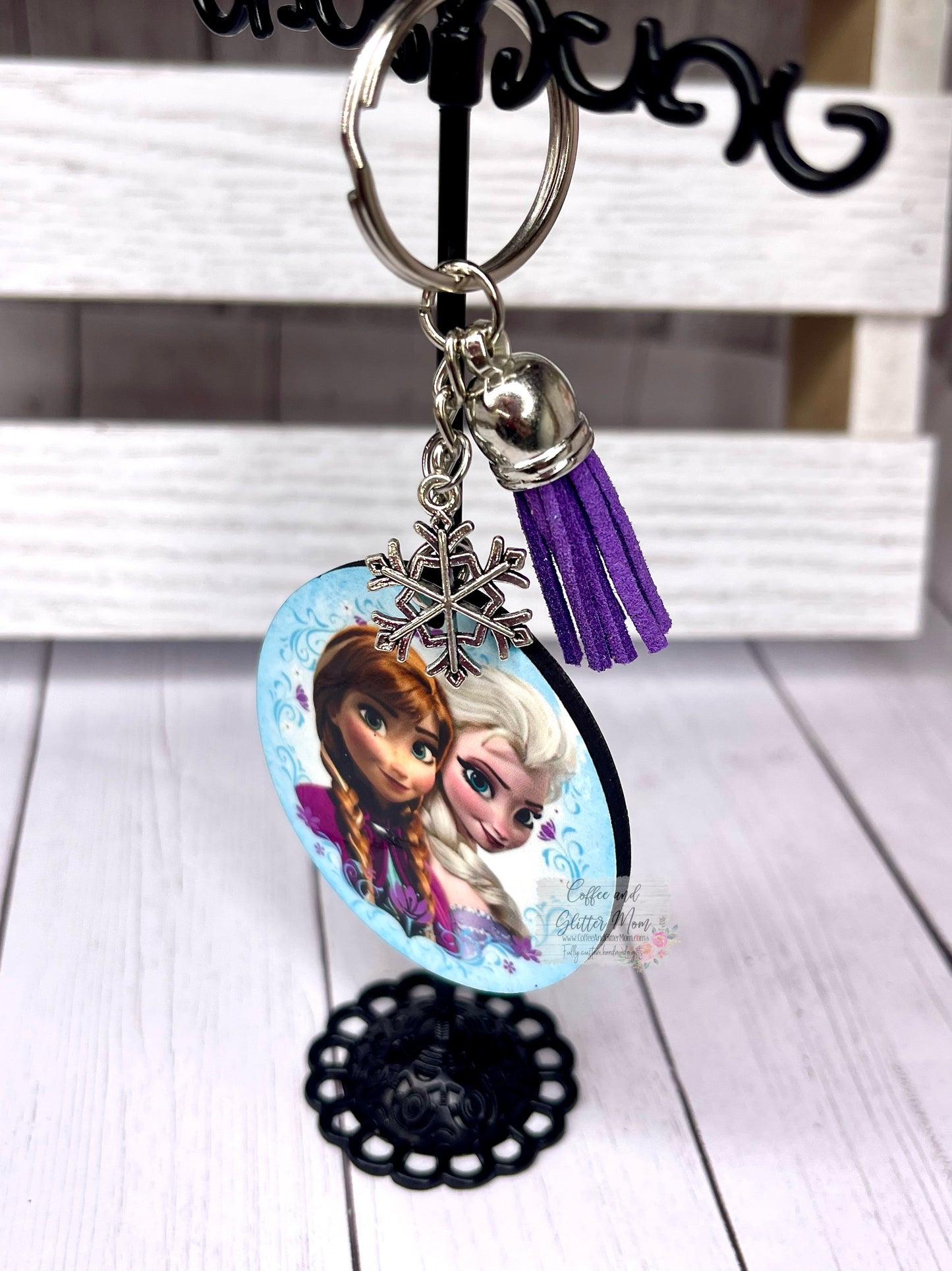 Frosty Sisters Keychain