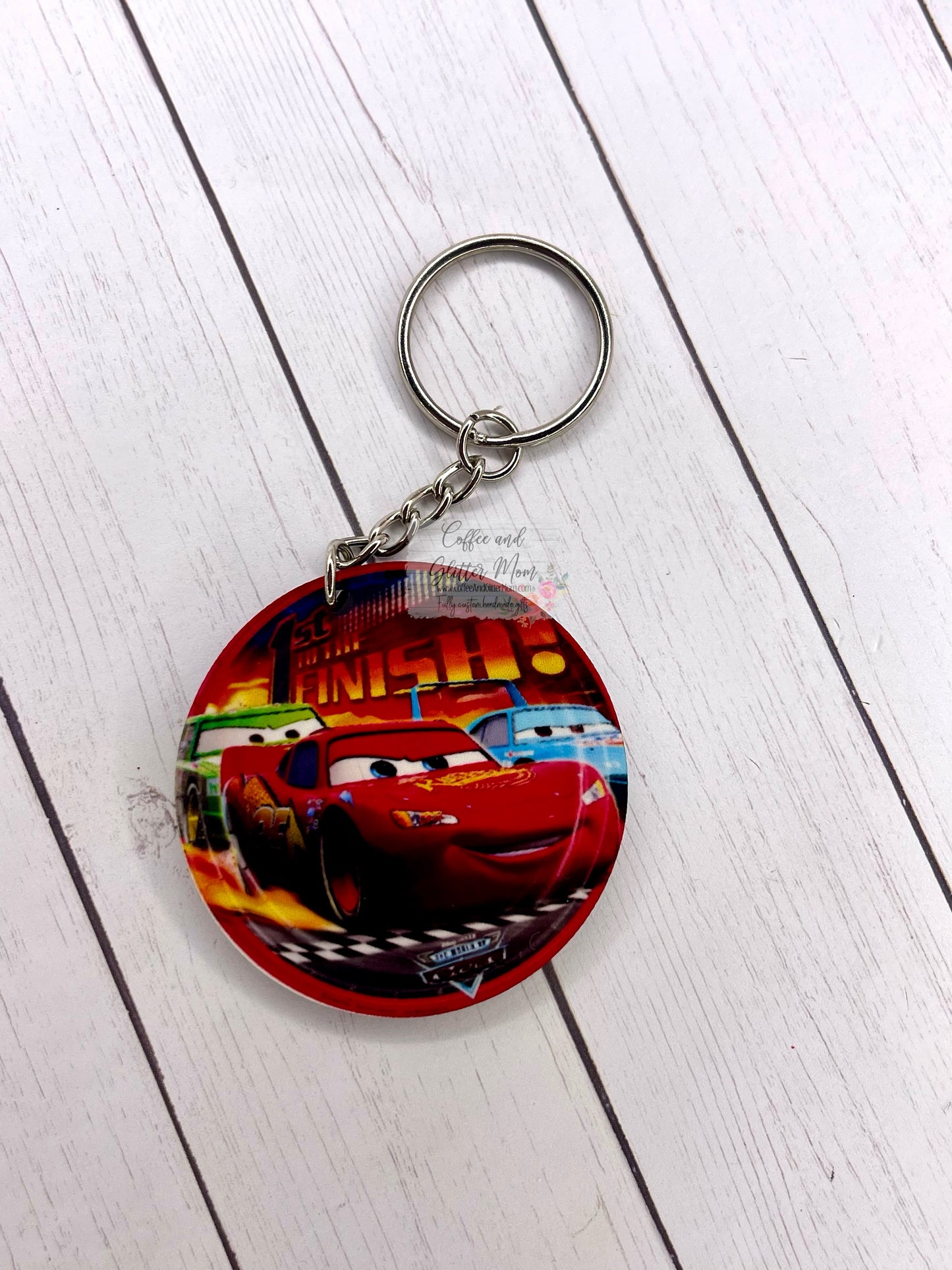 Race Cars Keychain