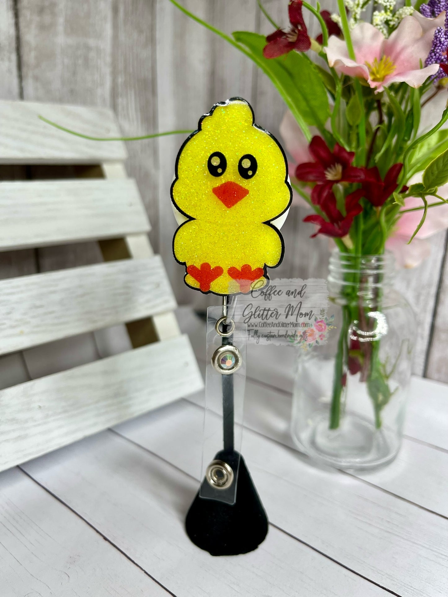 Baby Chick Designer Badge Reel