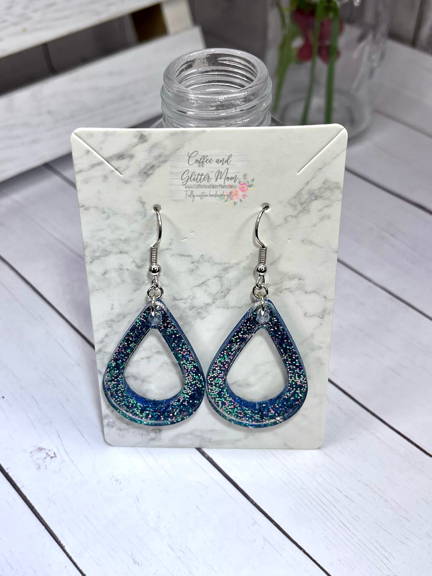 Mystic Color Shift Teardrop Earrings
