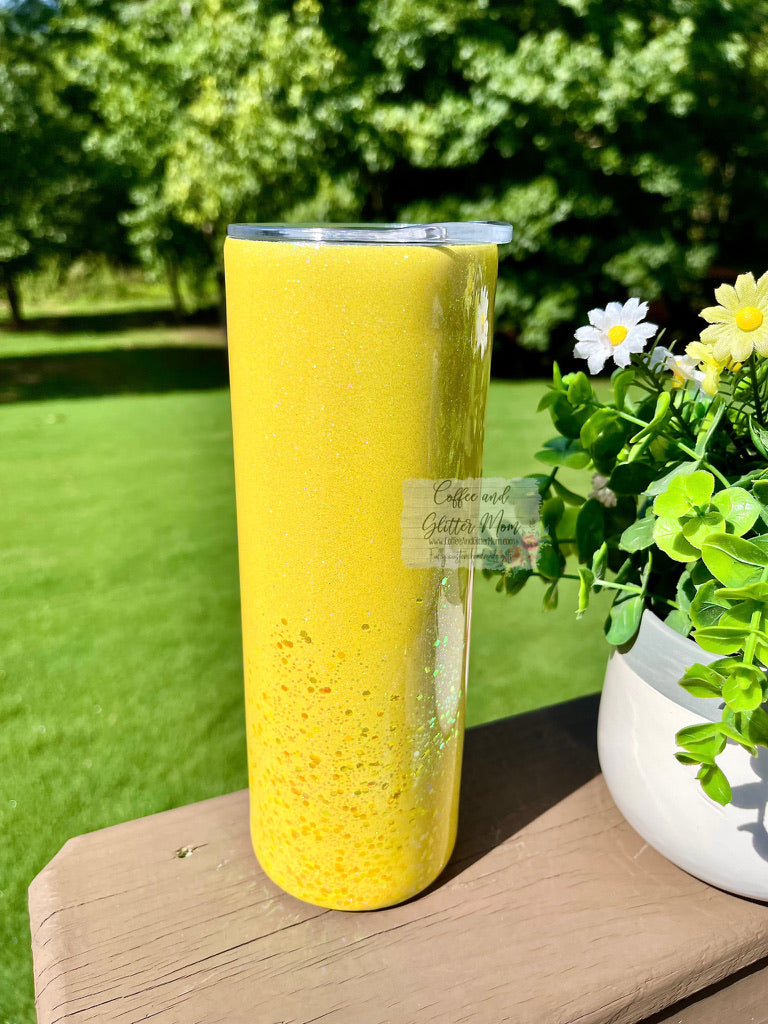 Yellow Rainbow 20oz Skinny