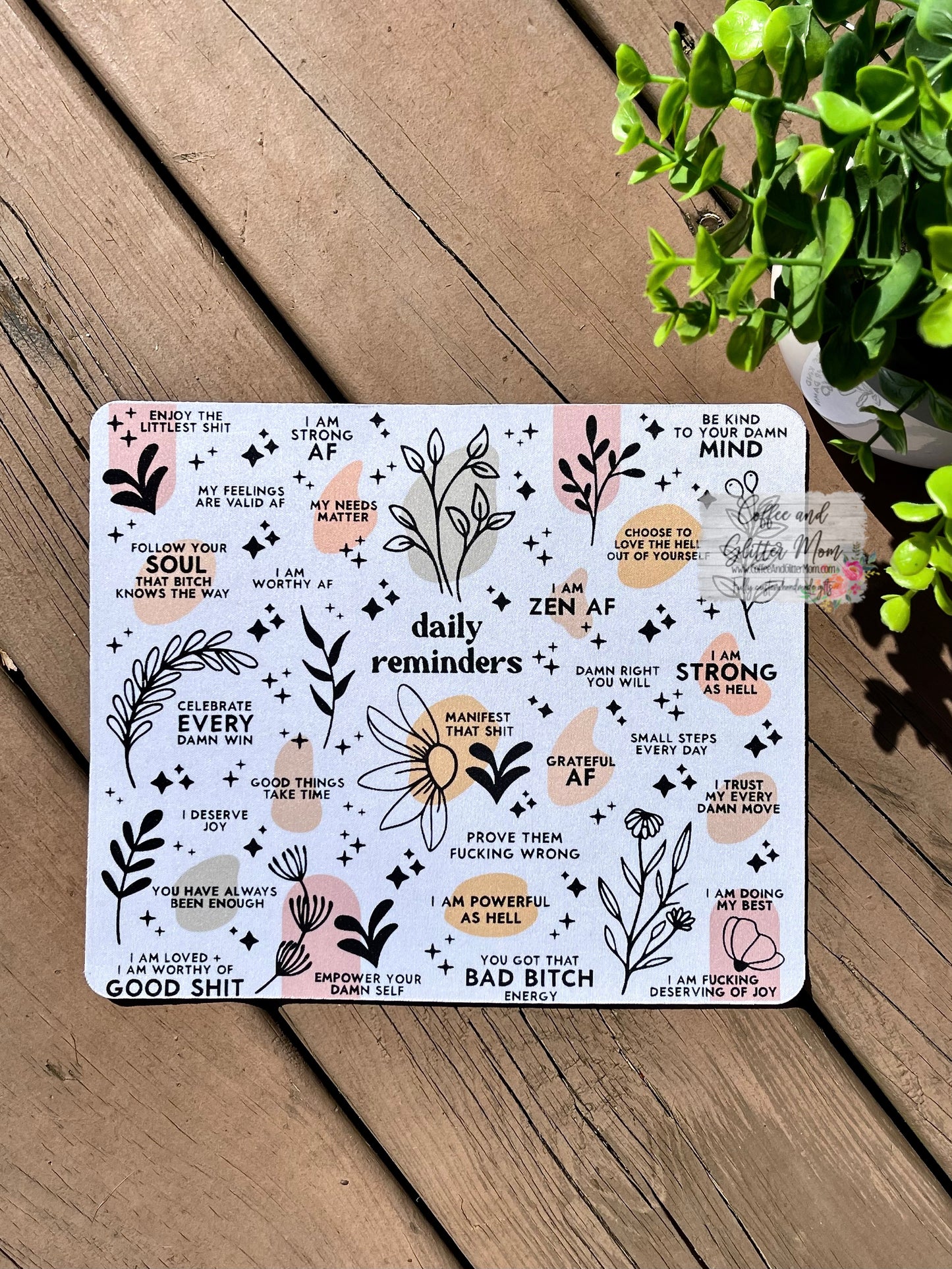 NSFW Daily Affirmations Mouse Pad