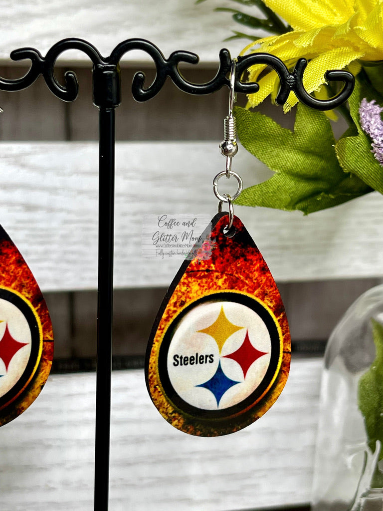 Stealers Football Earrings