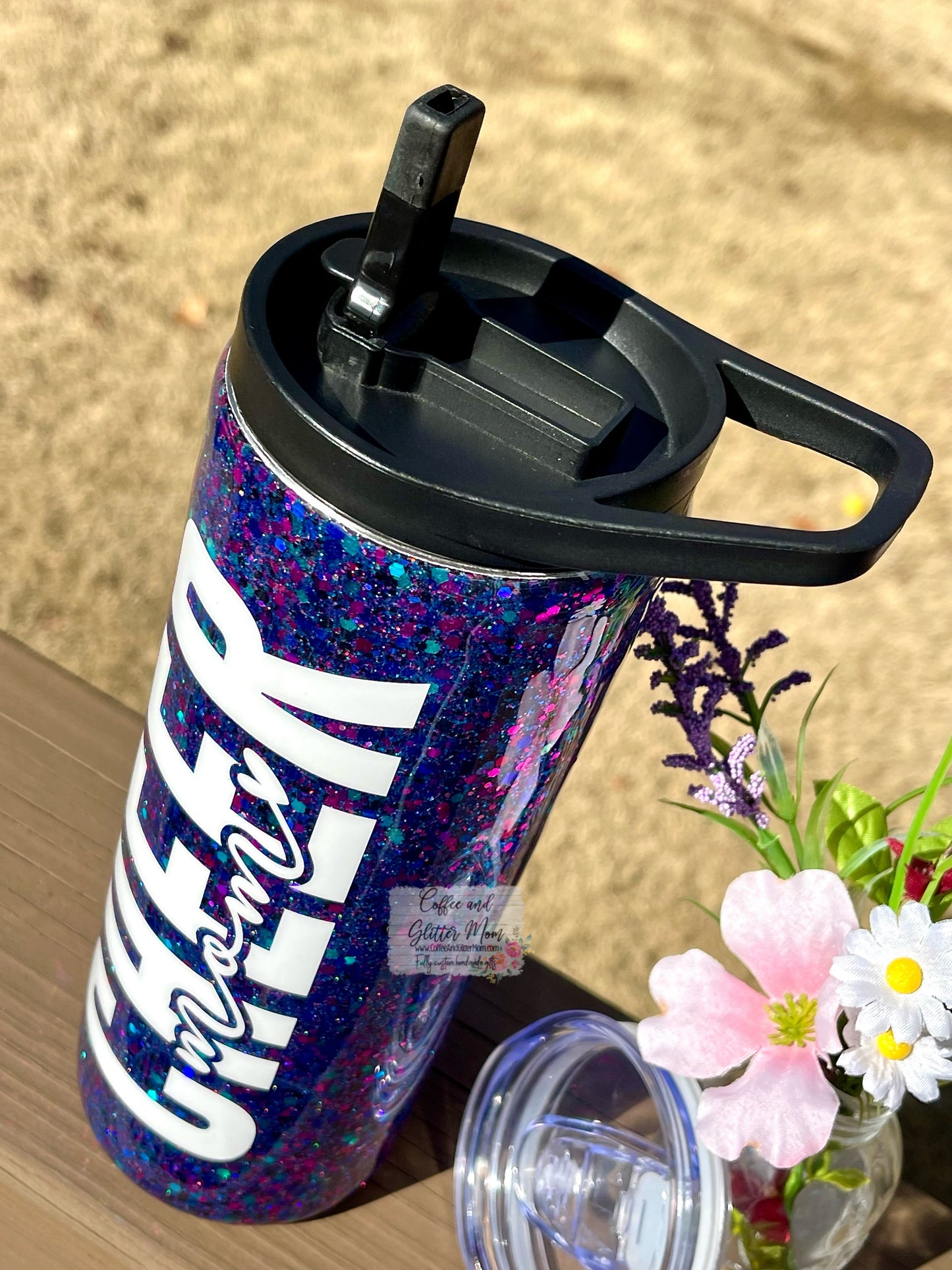 Cheer Mama 25oz Duo-Lid Skinny Tumbler With Straw