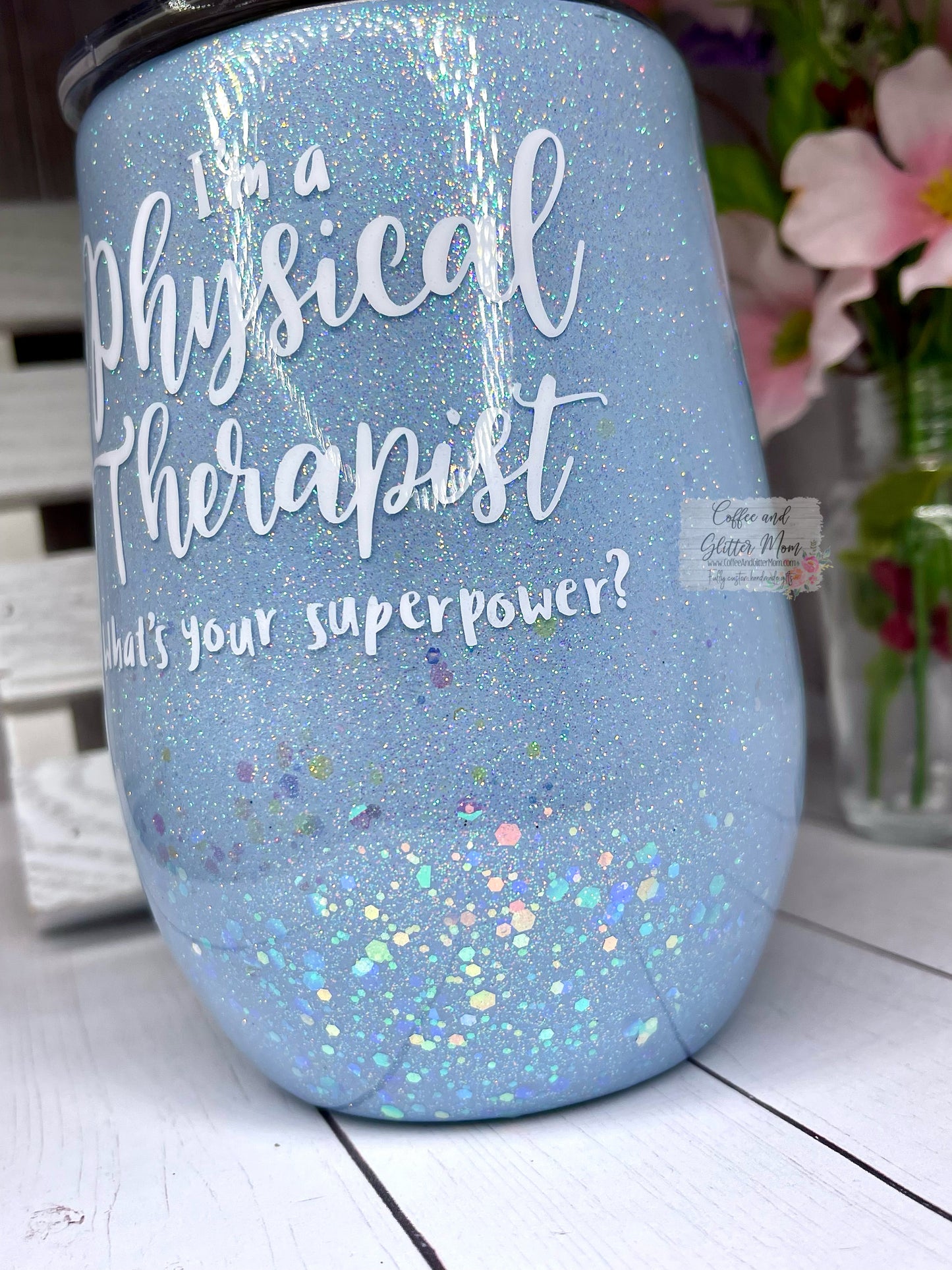 The Powder Blue Rainbow Tumbler