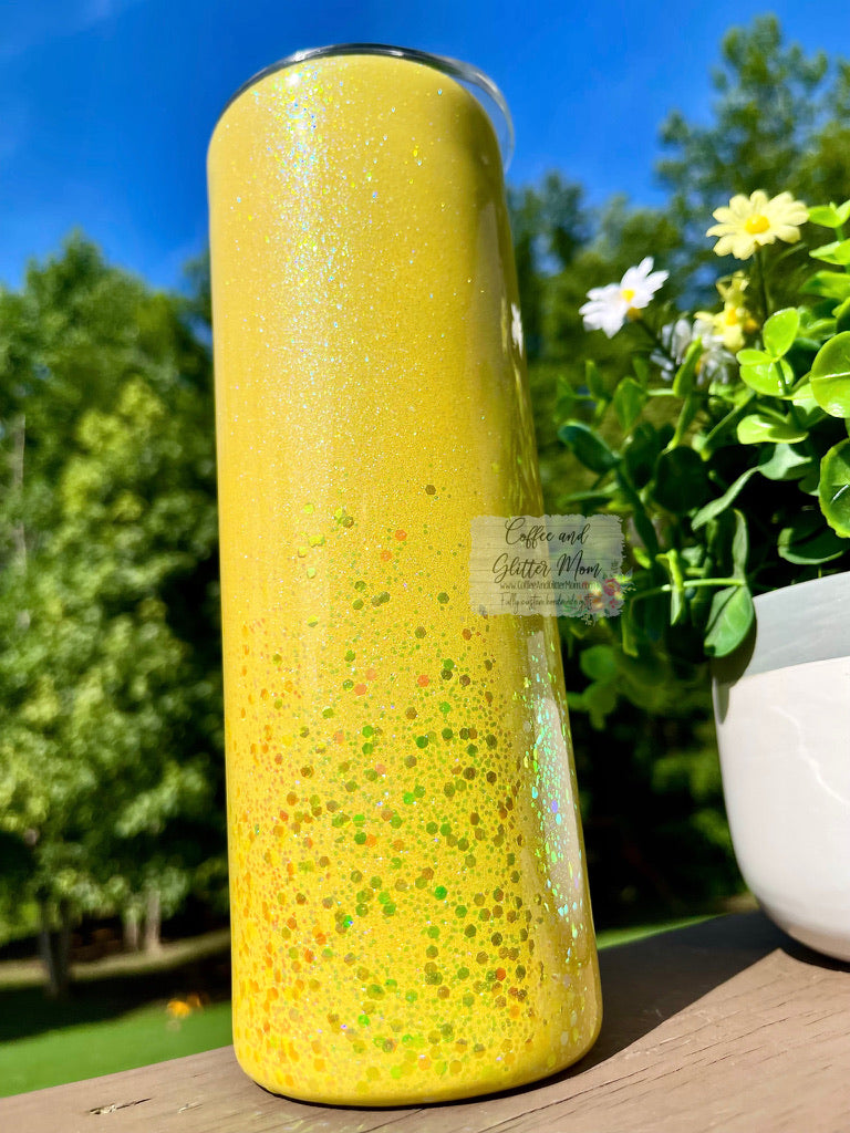 Yellow Rainbow 20oz Skinny