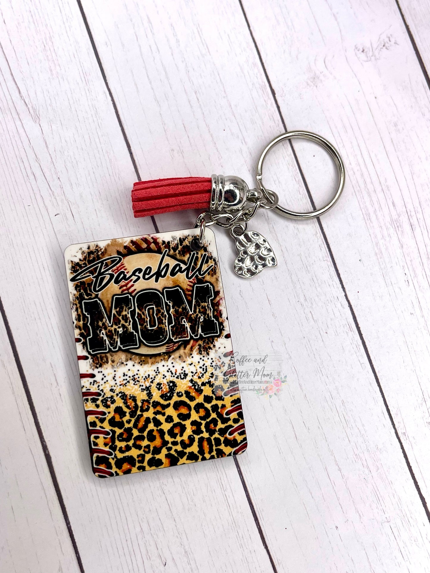 Baseball Mom Keychain