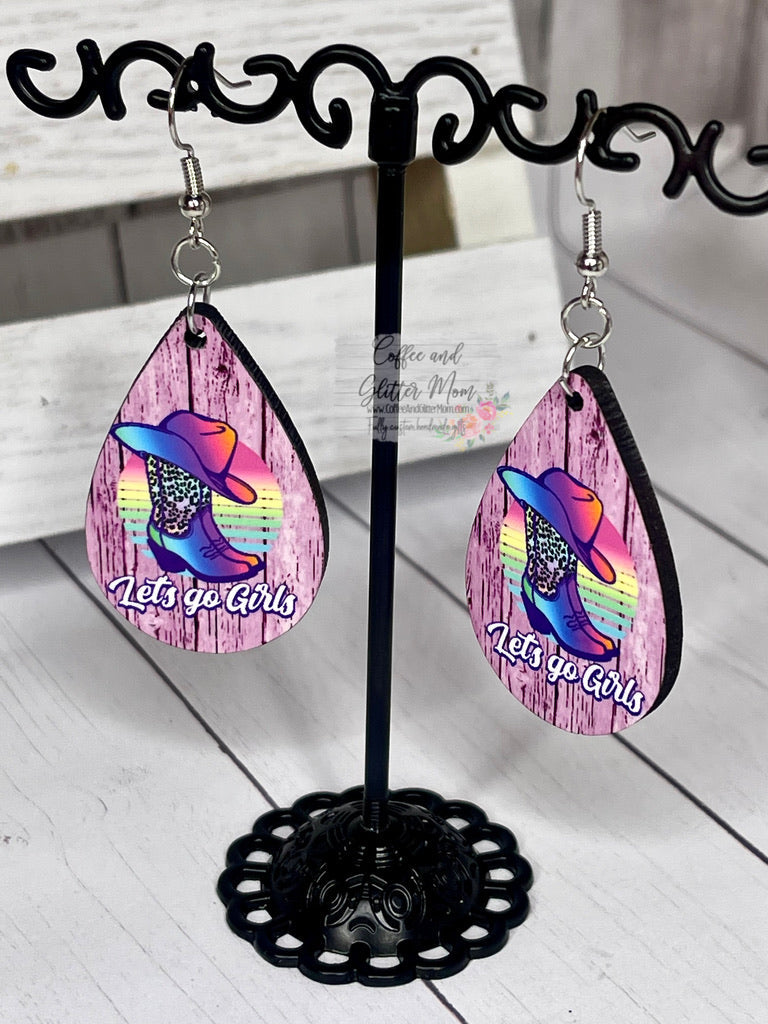 Let's Go Girls Earrings RTS