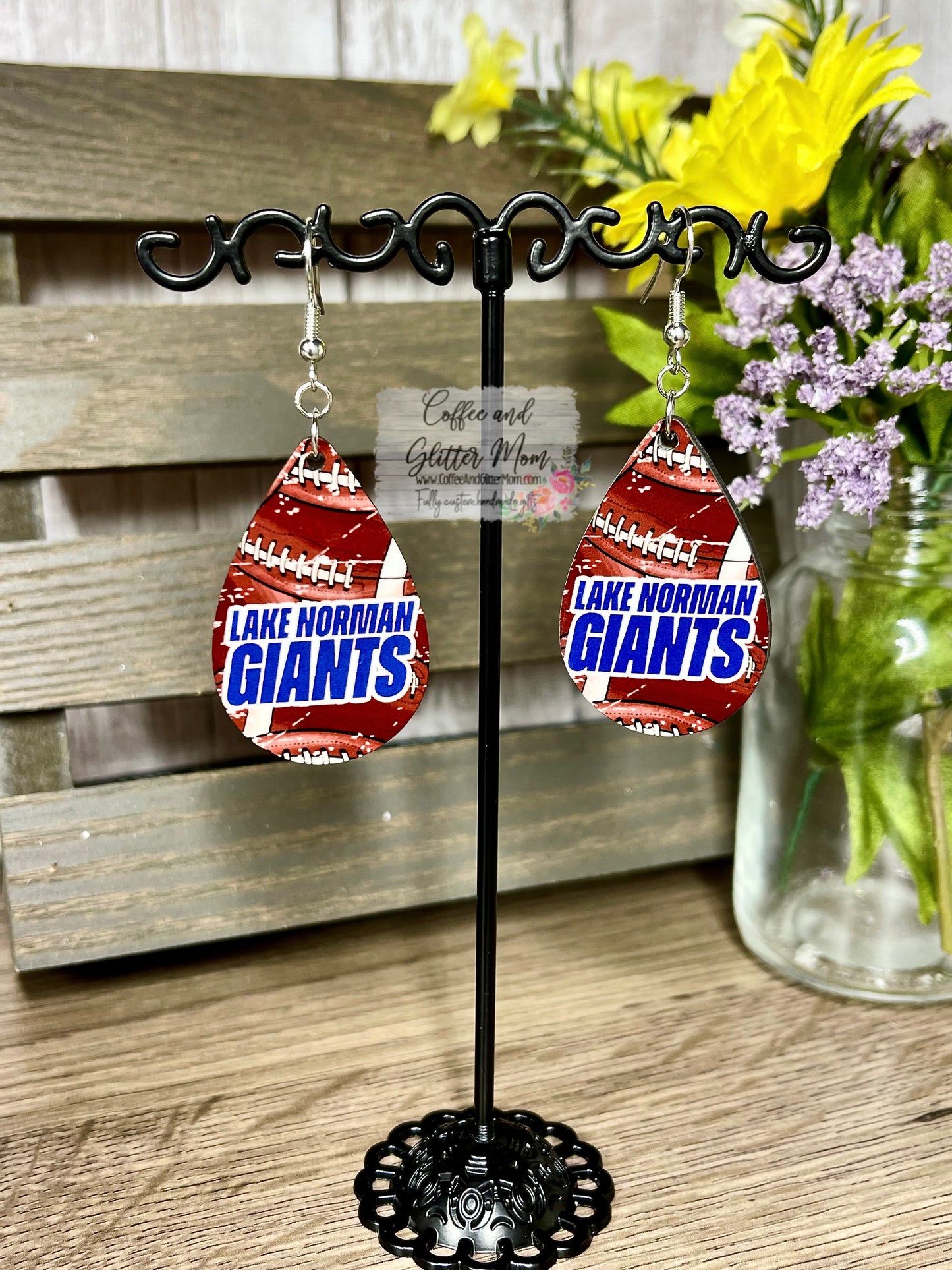 Custom Teardrop Earrings