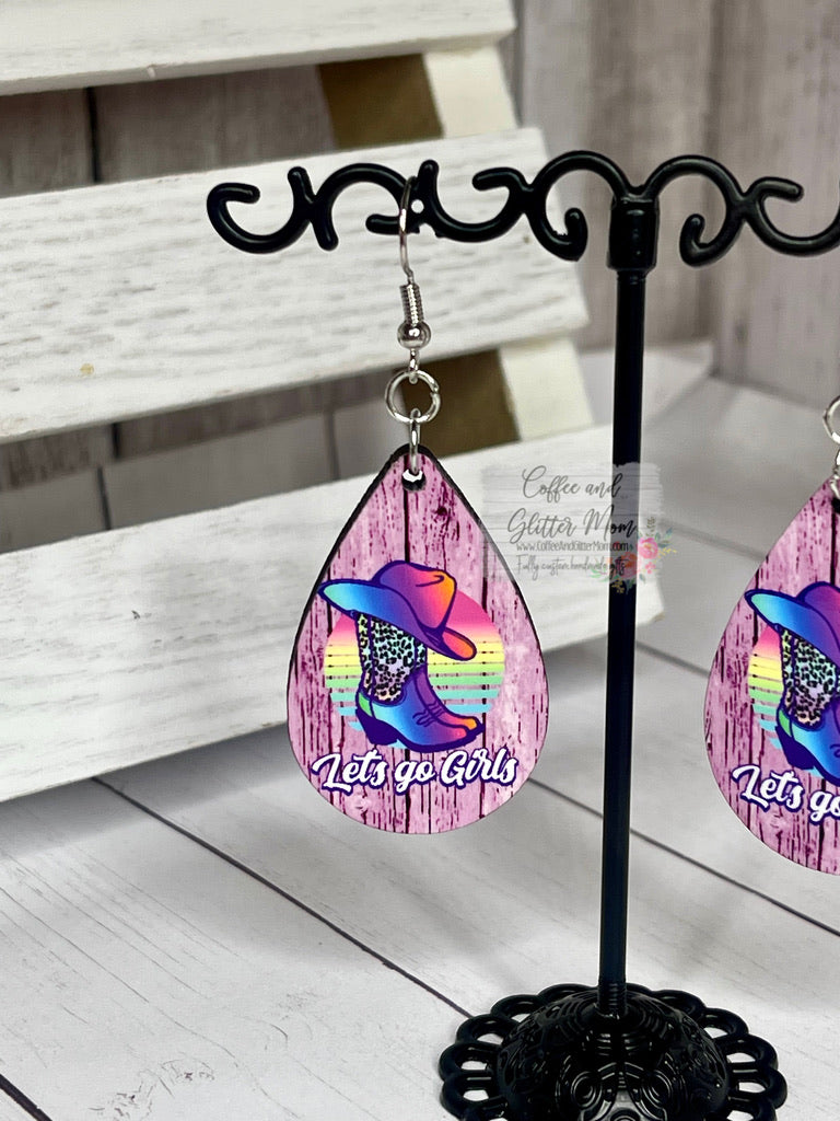 Let's Go Girls Earrings RTS