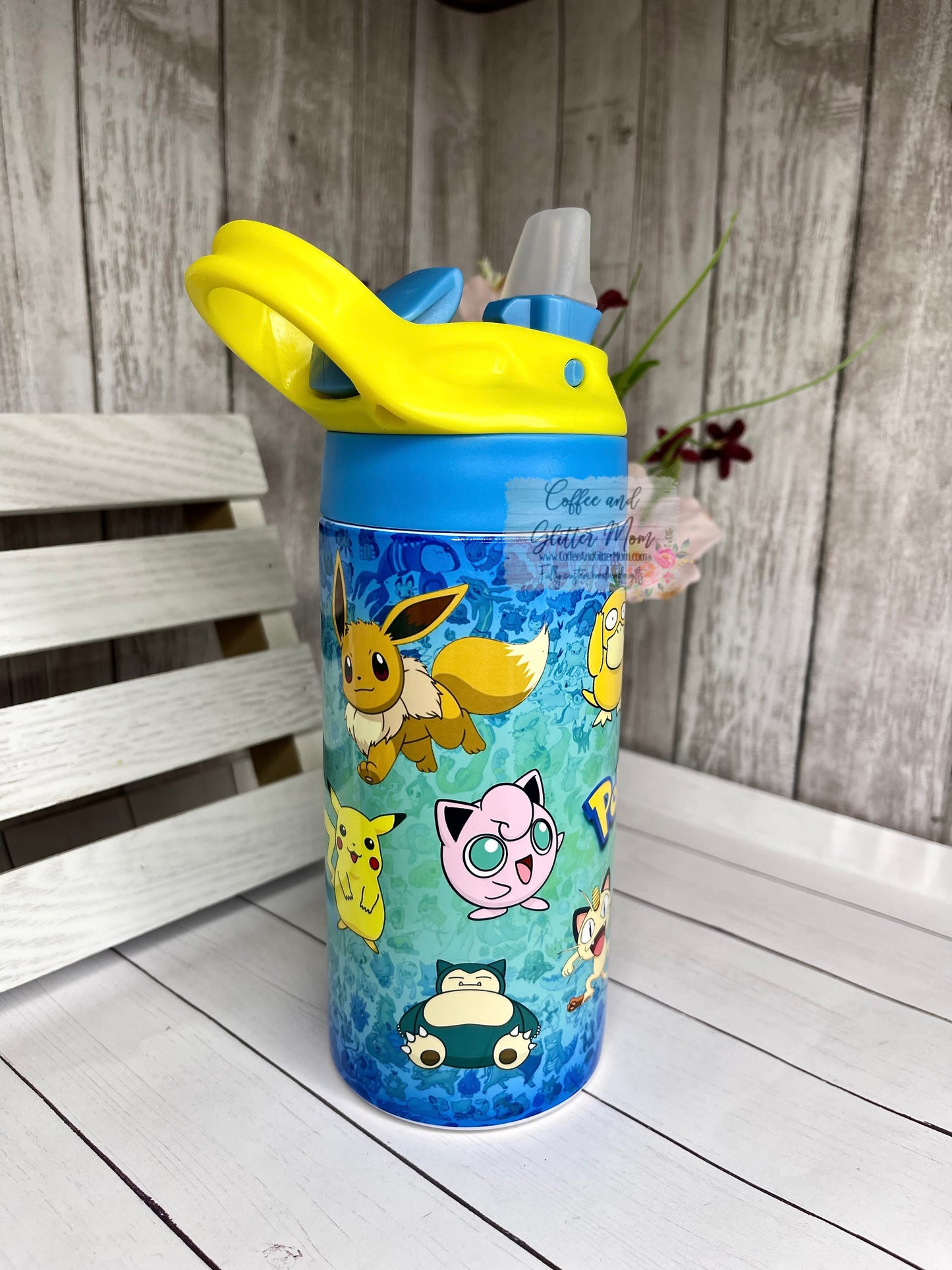 Pokemon 12oz Kids Water Bottle Tumbler