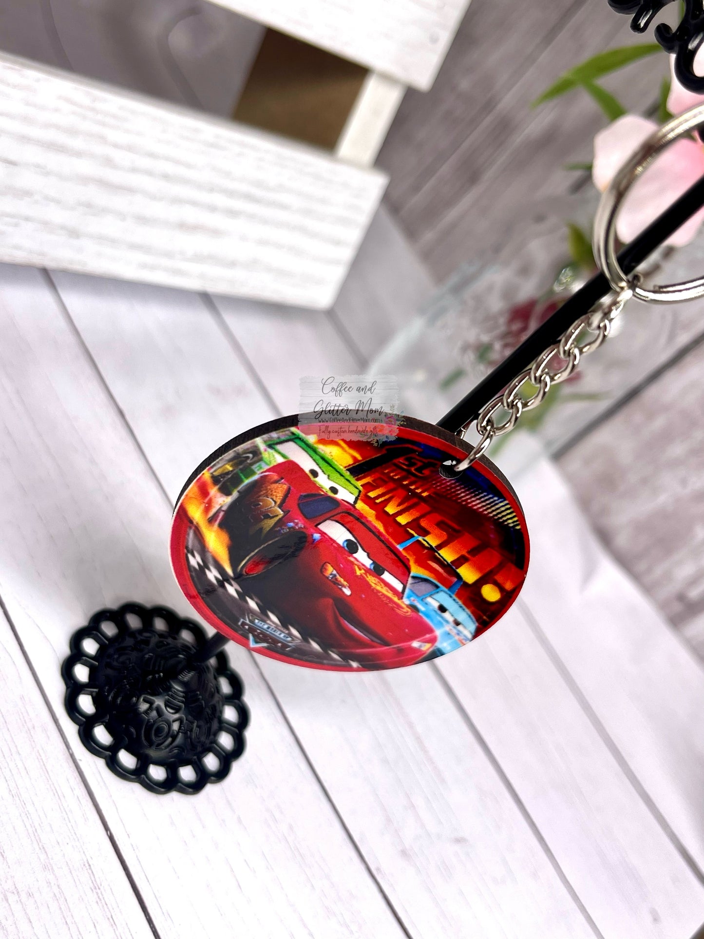 Race Cars Keychain
