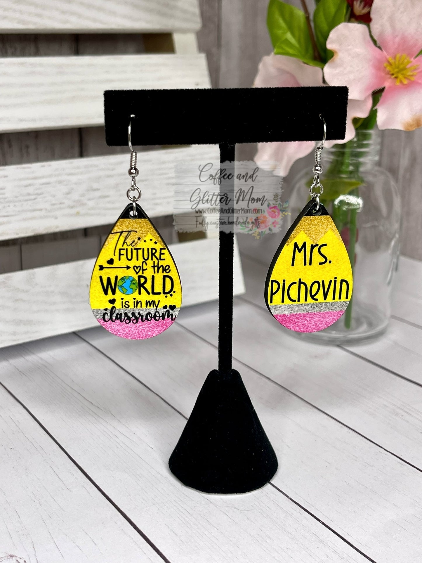 Teardrop Teacher Earrings