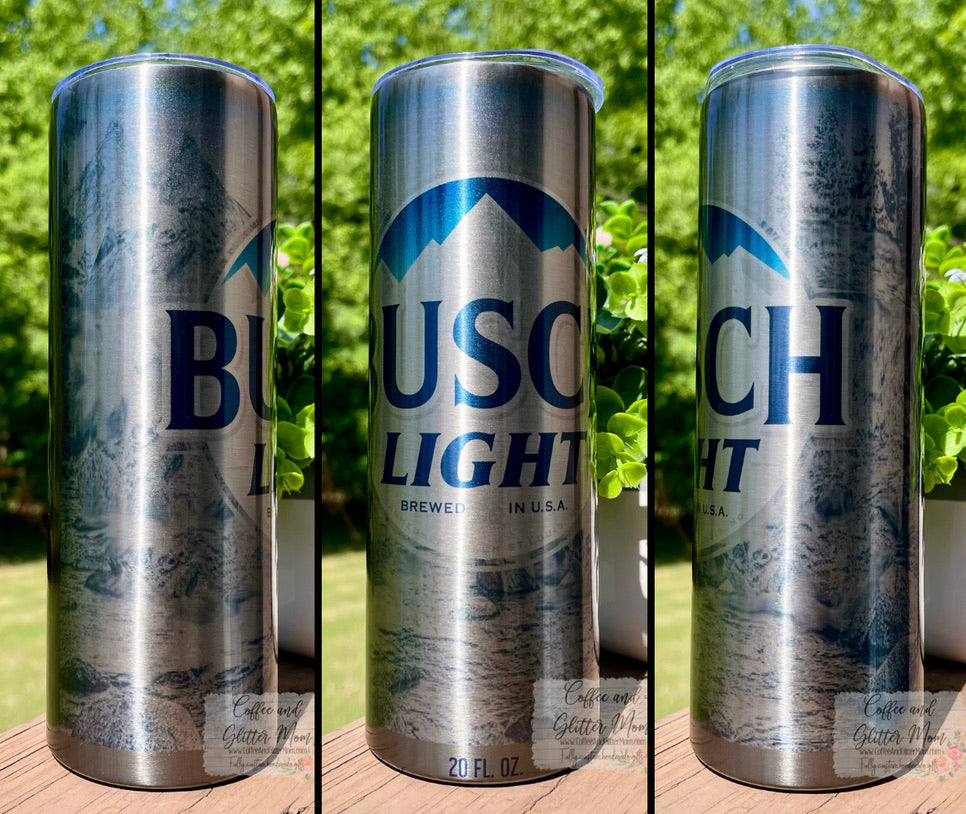 Custom Metallic 20oz Skinny Tumbler