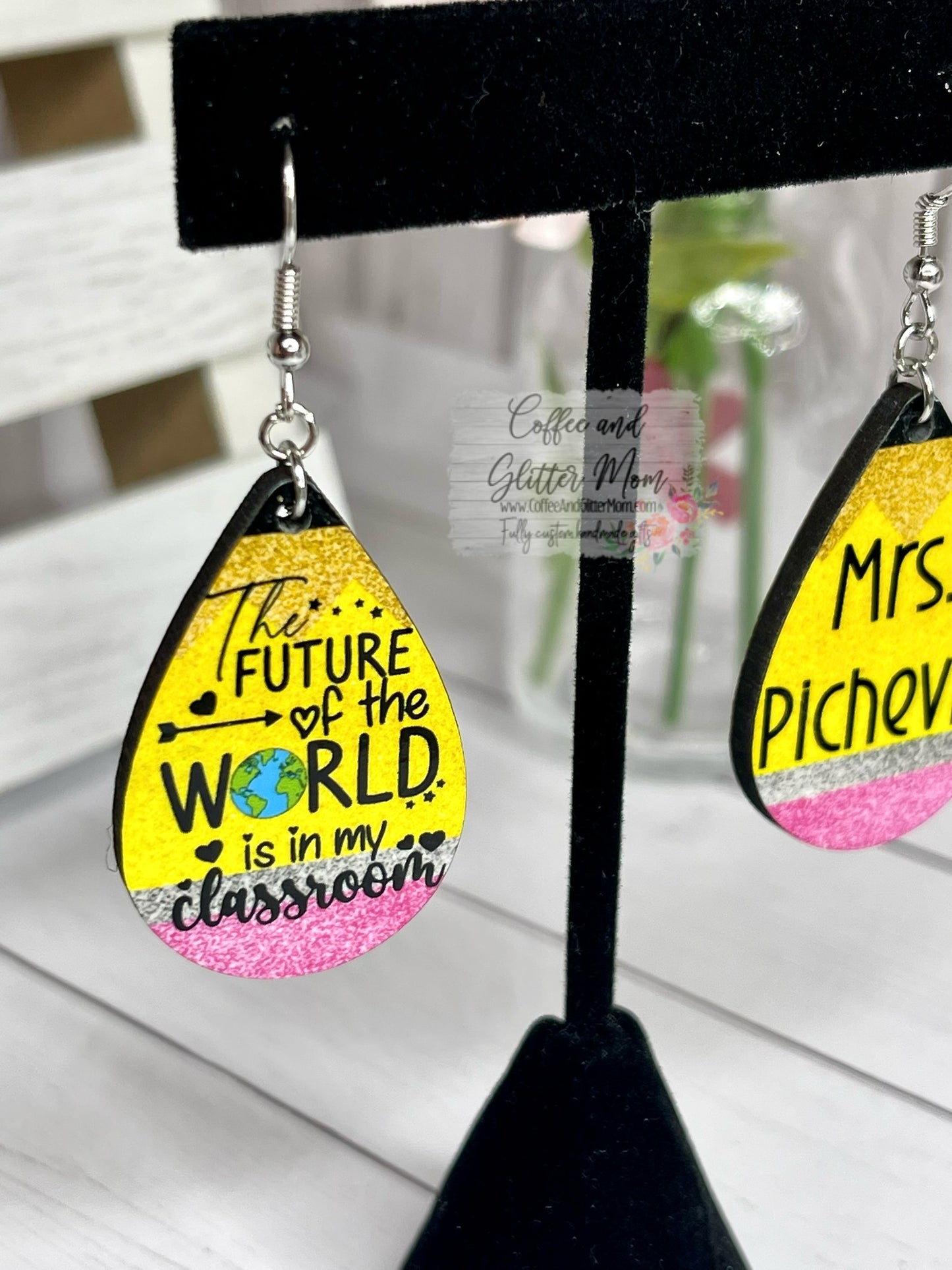 Teardrop Teacher Earrings