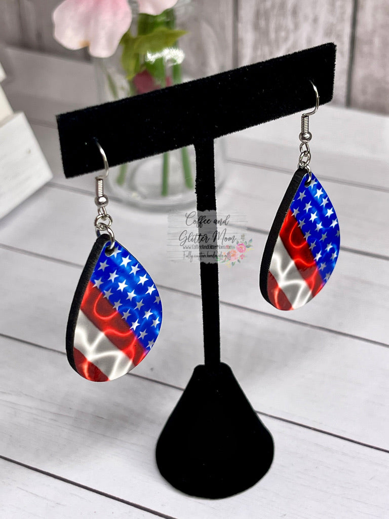 American Vibes #8 Teardrop Earrings