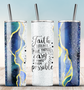 Pick A New Design 20oz Rainbow Skinny Tumbler