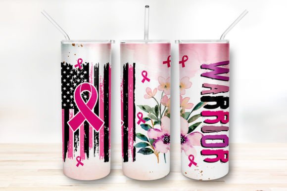 Breast Cancer Pick Your Tumbler 20oz Holographic White Skinny Tumbler