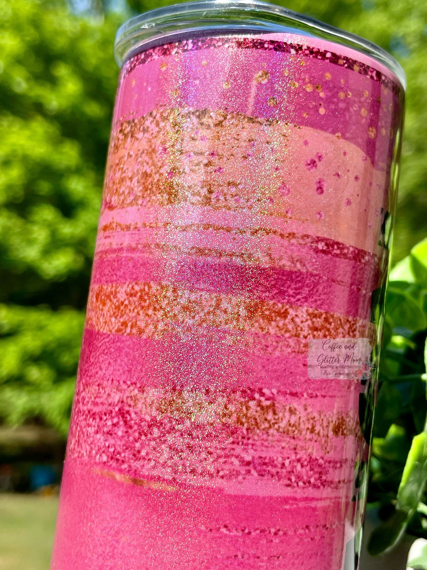 Nurse Animal Print 20oz Pink Rainbow Skinny Tumbler