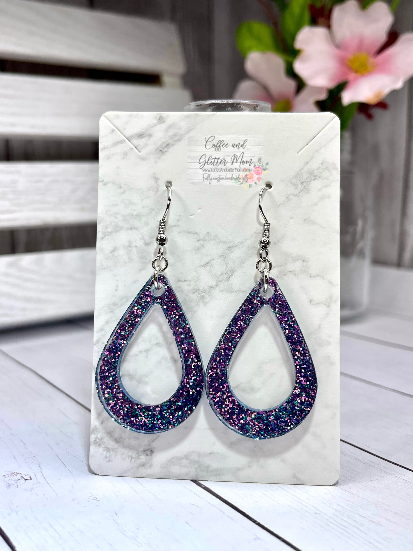 Mystic Color Shift Teardrop Earrings