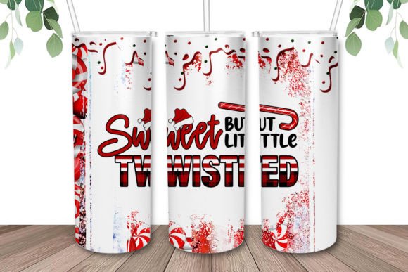 Pick A New Design Christmas 20oz White Rainbow Skinny Tumbler