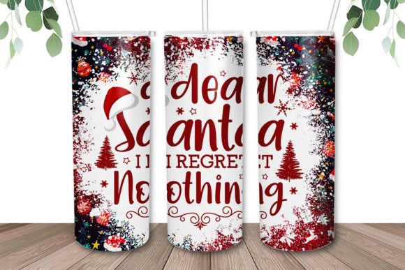 Pick A New Design Christmas 20oz White Rainbow Skinny Tumbler