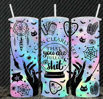 Pick A New Design 20oz Rainbow Skinny Tumbler