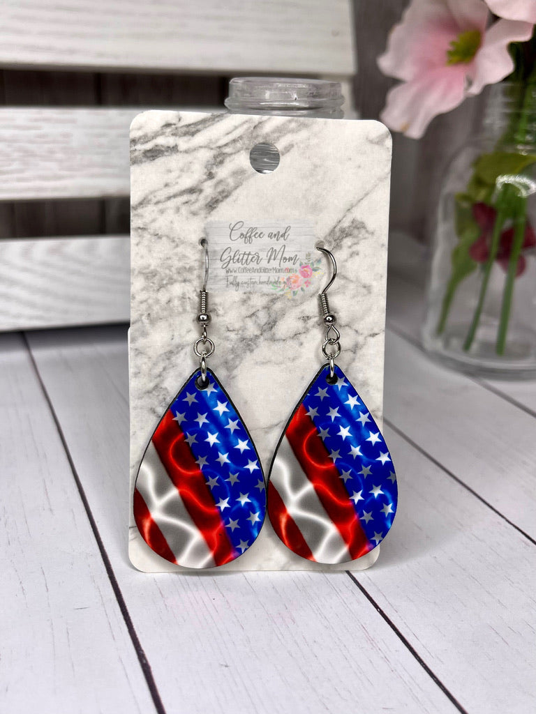 American Vibes #8 Teardrop Earrings