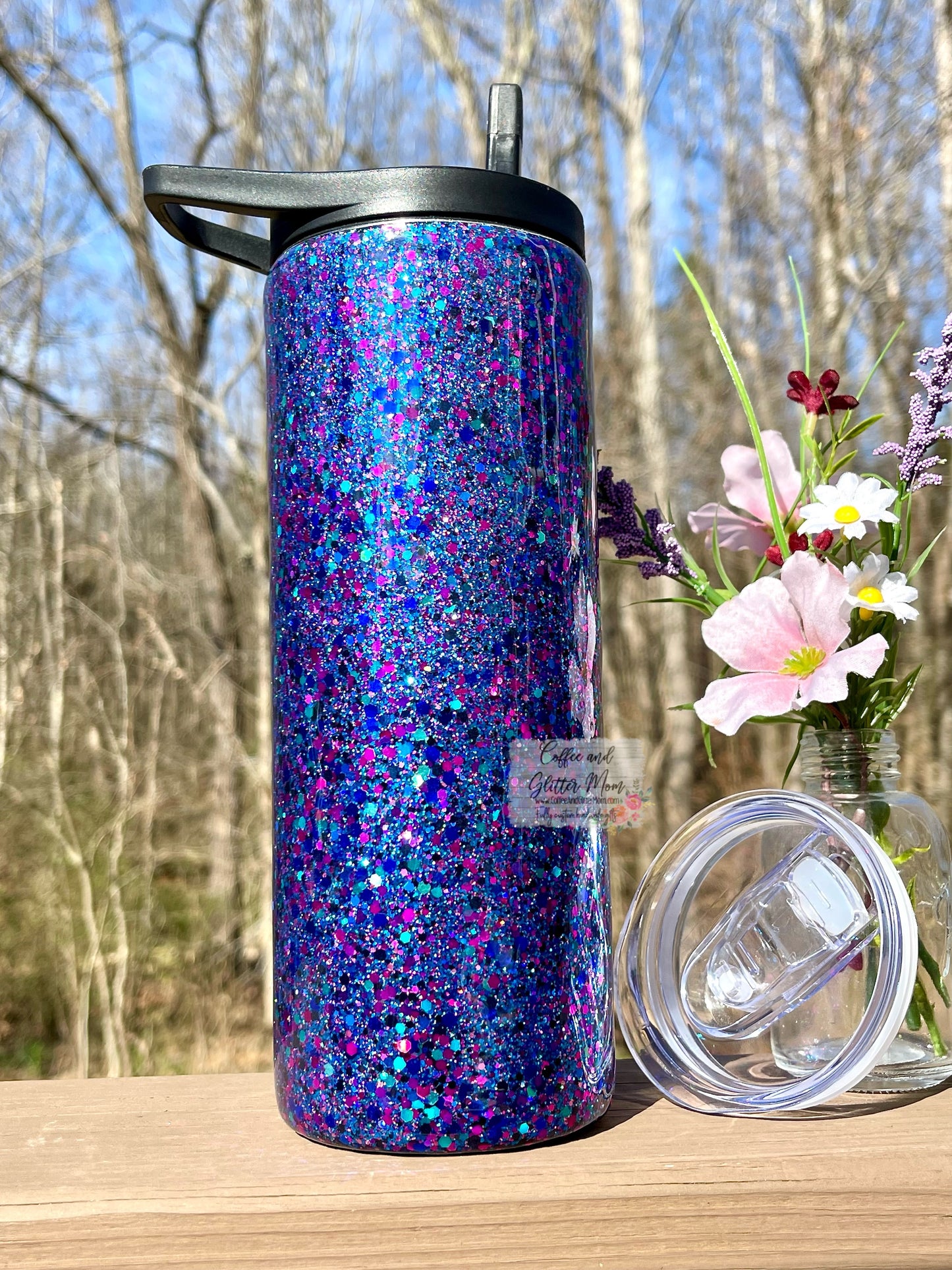 Cheer Mama 25oz Duo-Lid Skinny Tumbler With Straw