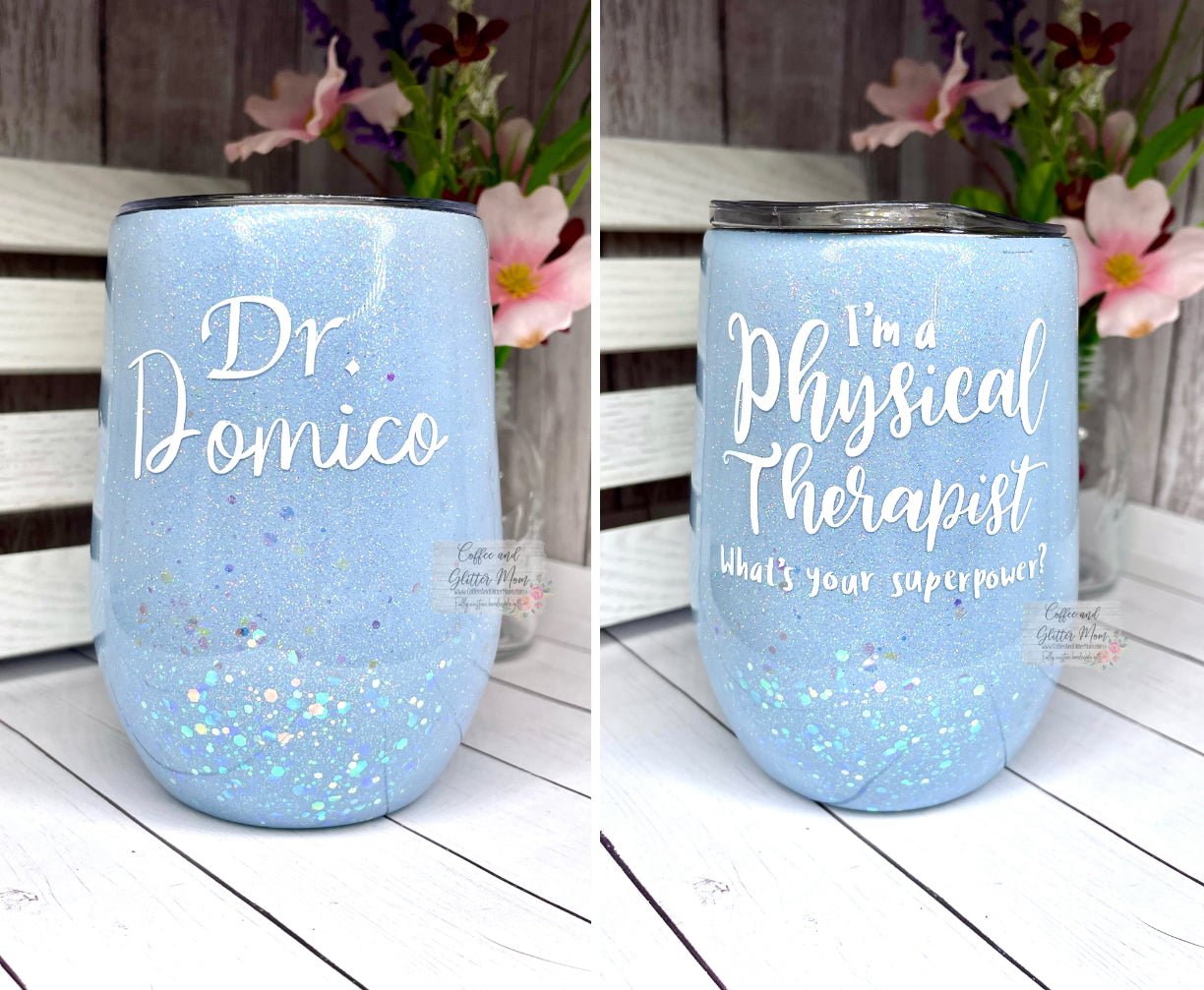 The Powder Blue Rainbow Tumbler