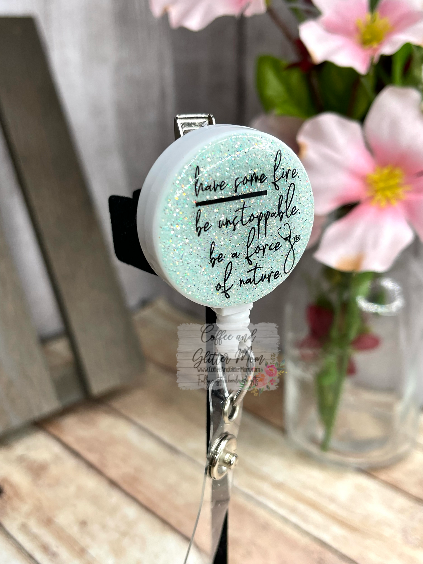Have Some Fire Mint Cupcake Greys Badge Reel