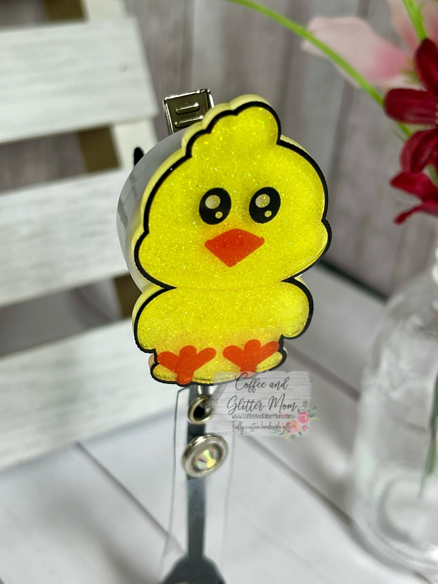 Baby Chick Designer Badge Reel