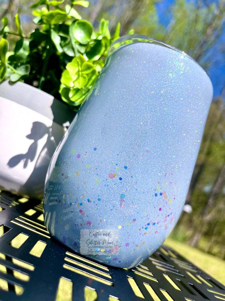 The Powder Blue Rainbow Tumbler