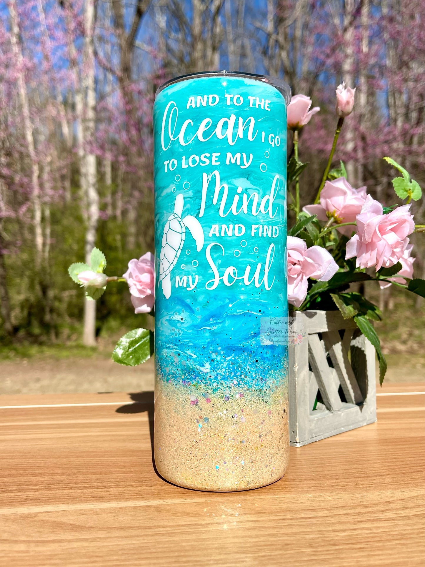 To The Ocean I Go 20oz Skinny Tumbler