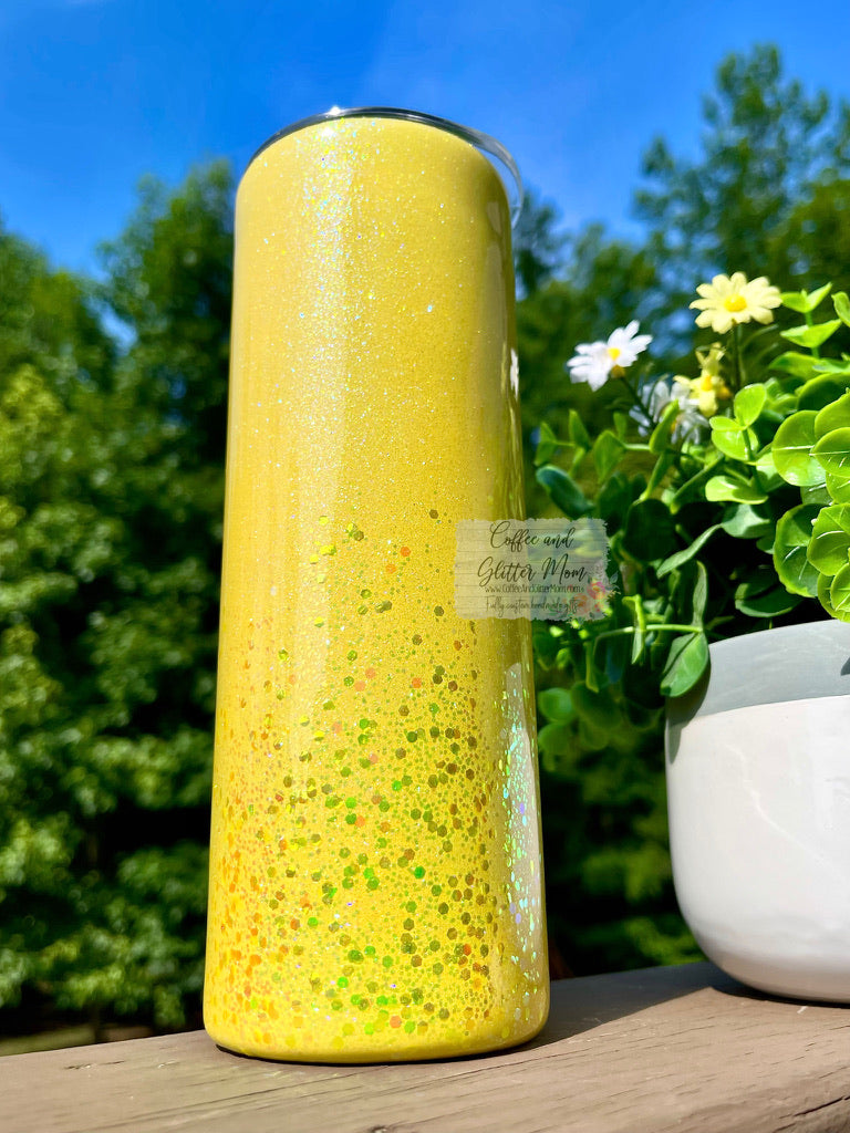 Yellow Rainbow 20oz Skinny