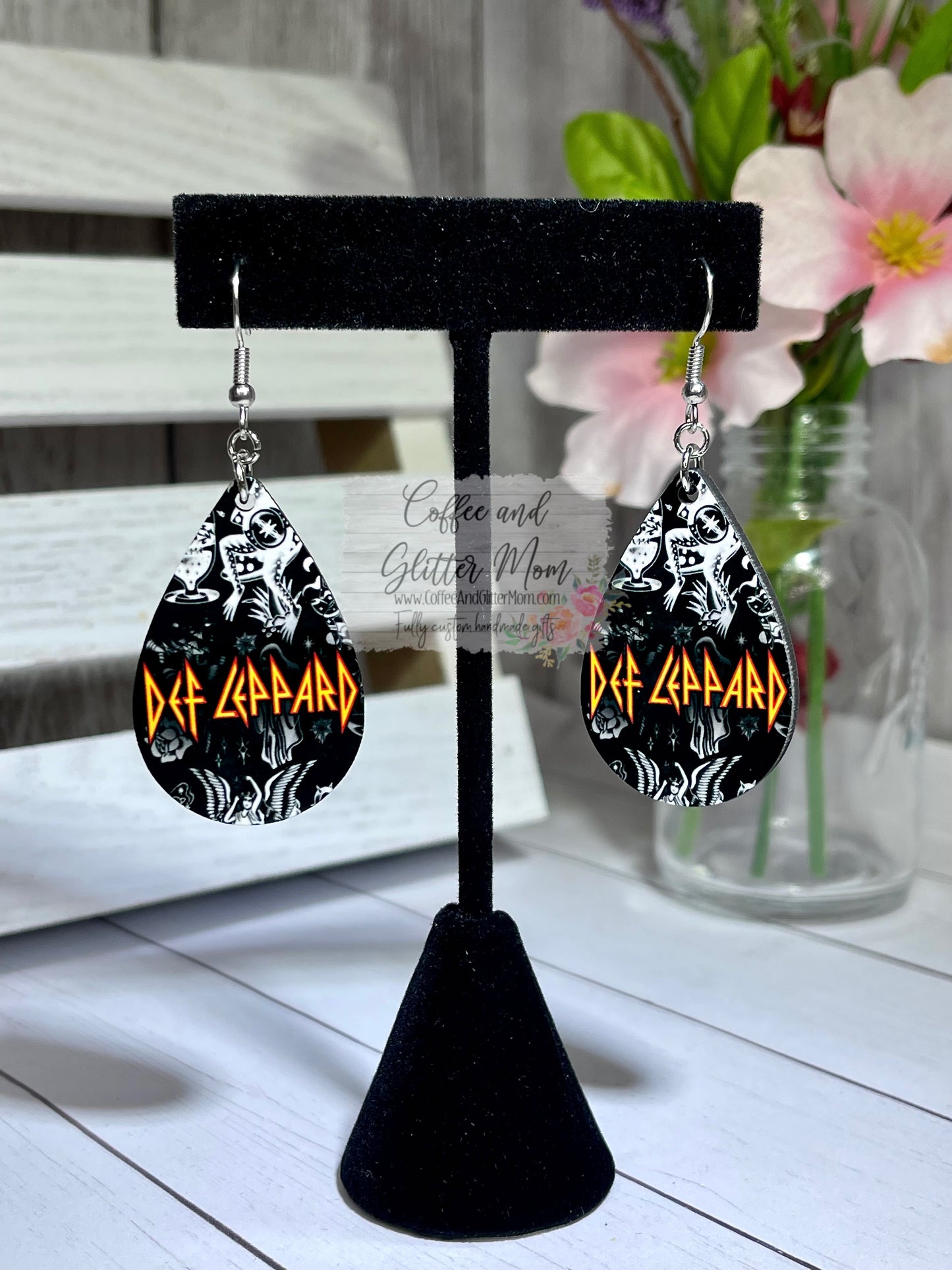 Rock Band Stadium Tour Teardrop Earrings