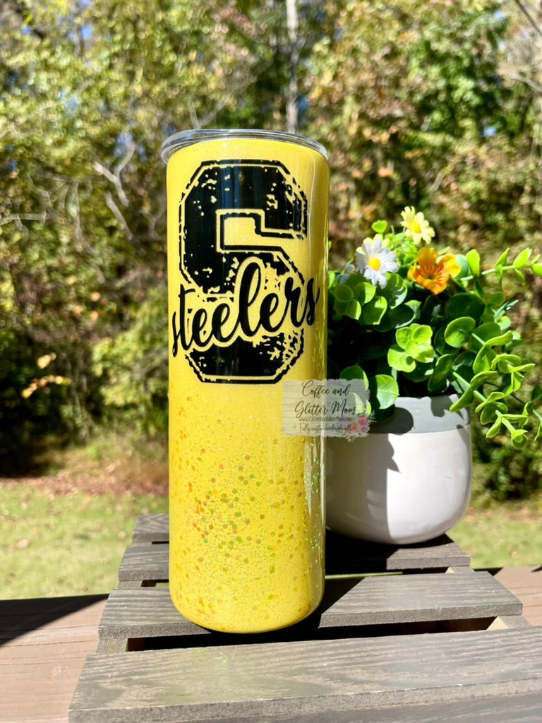 Steelers Yellow 20oz Skinny
